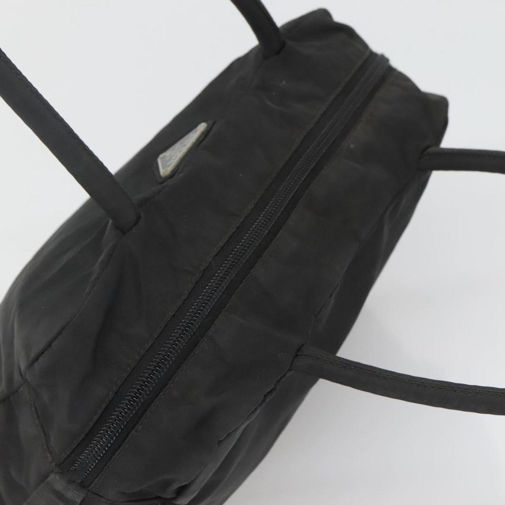 PRADA Hand Bag Nylon Black Silver Auth bs26350 - Picture 6 of 16